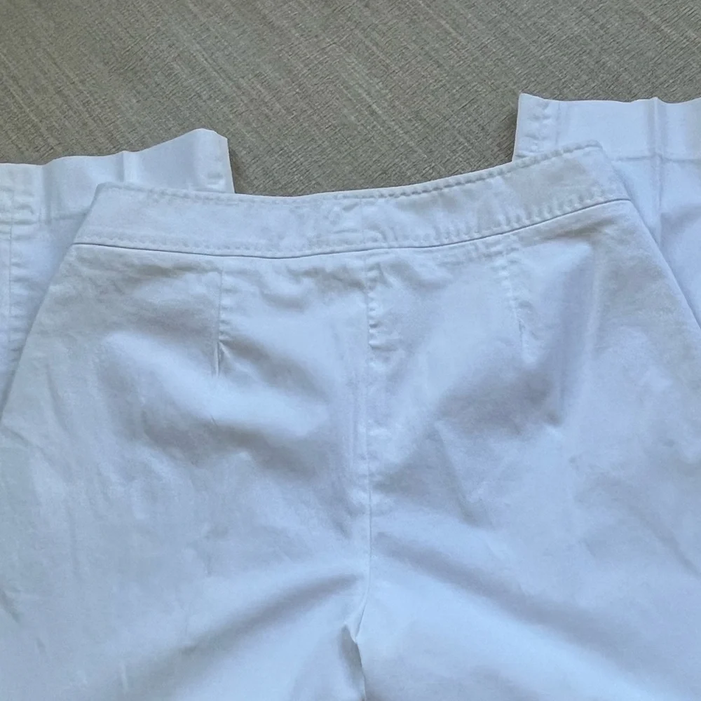 Chic White Agnona Pants Made in Italy. Women’s Size: 40 (U.S. Size 4) - Picture 10 of 13